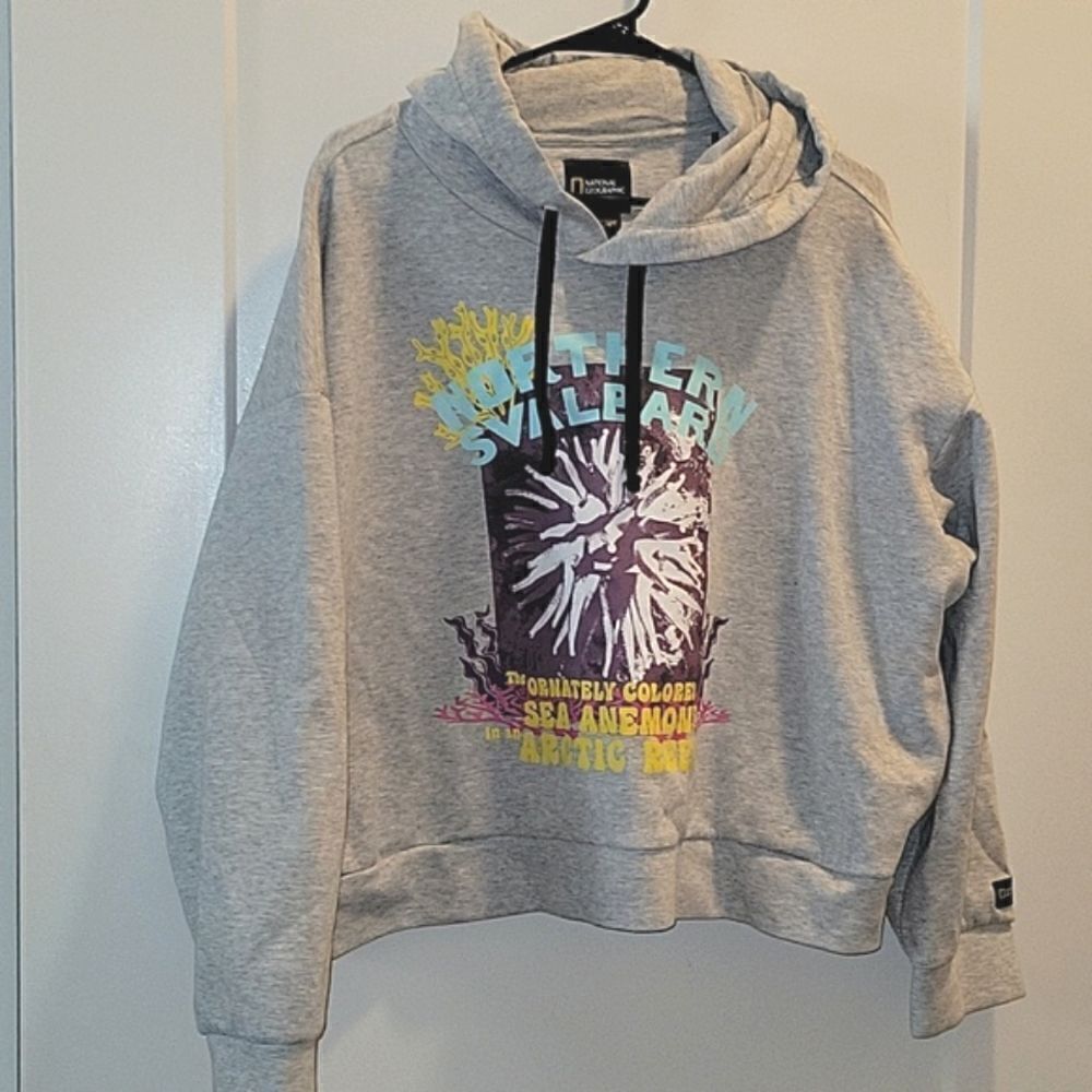 DISNEY PARKS X NATIONAL GEOGRAPHIC  Print Sweatshirt  Hoodie Sz XXl